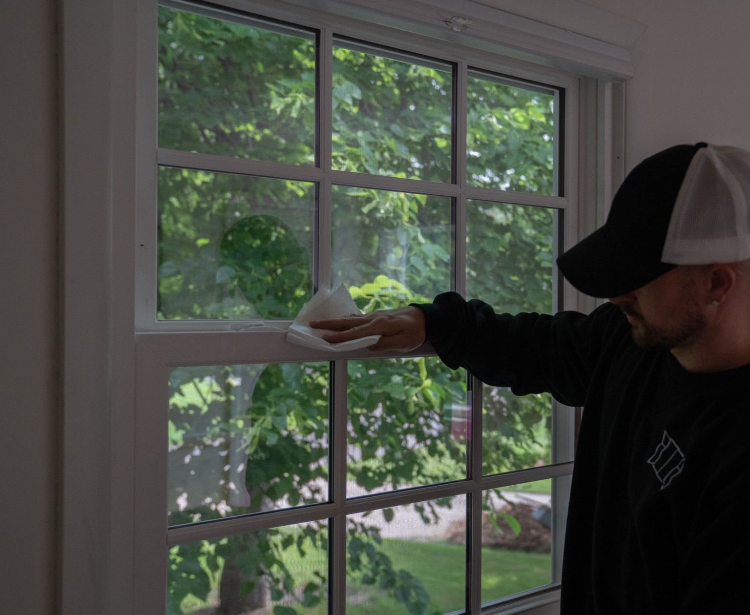 Cleaning and prepping a window before installation